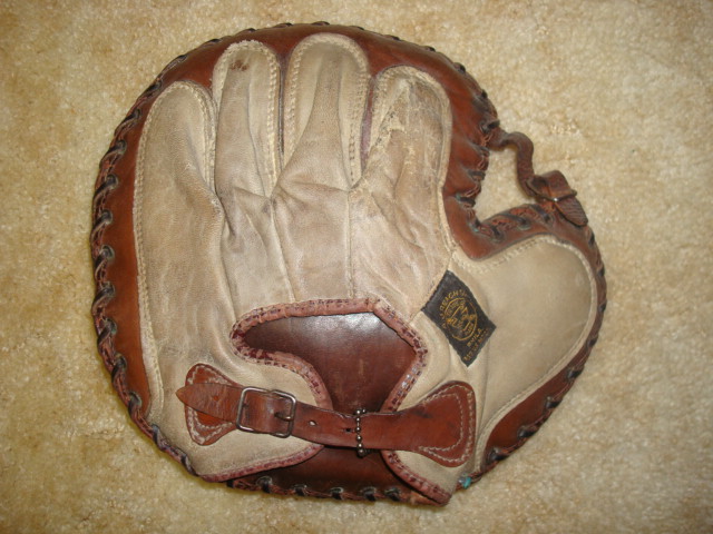 A.J. Reach Two Toned Catchers Mitt Back